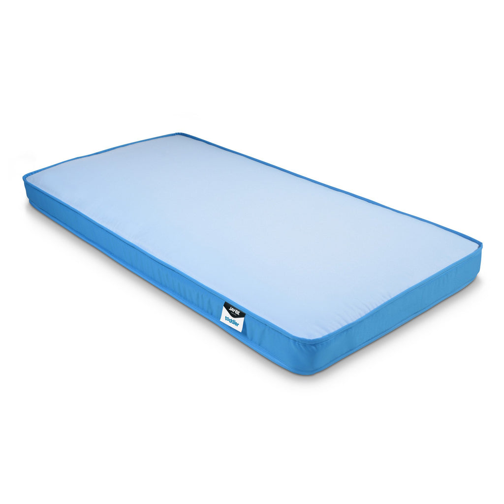 Waterproof Foam Sprung Children's Mattress by Jay-Be, available at Bobby Rabbit. Free UK Delivery over £75