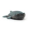 Wiley Whale Soft Toy, designed and made by Jellycat and available at Bobby Rabbit.