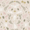 Woodland Wonders Wallpaper - Dusty Pink/Olive by Hibou Home, available at Bobby Rabbit.