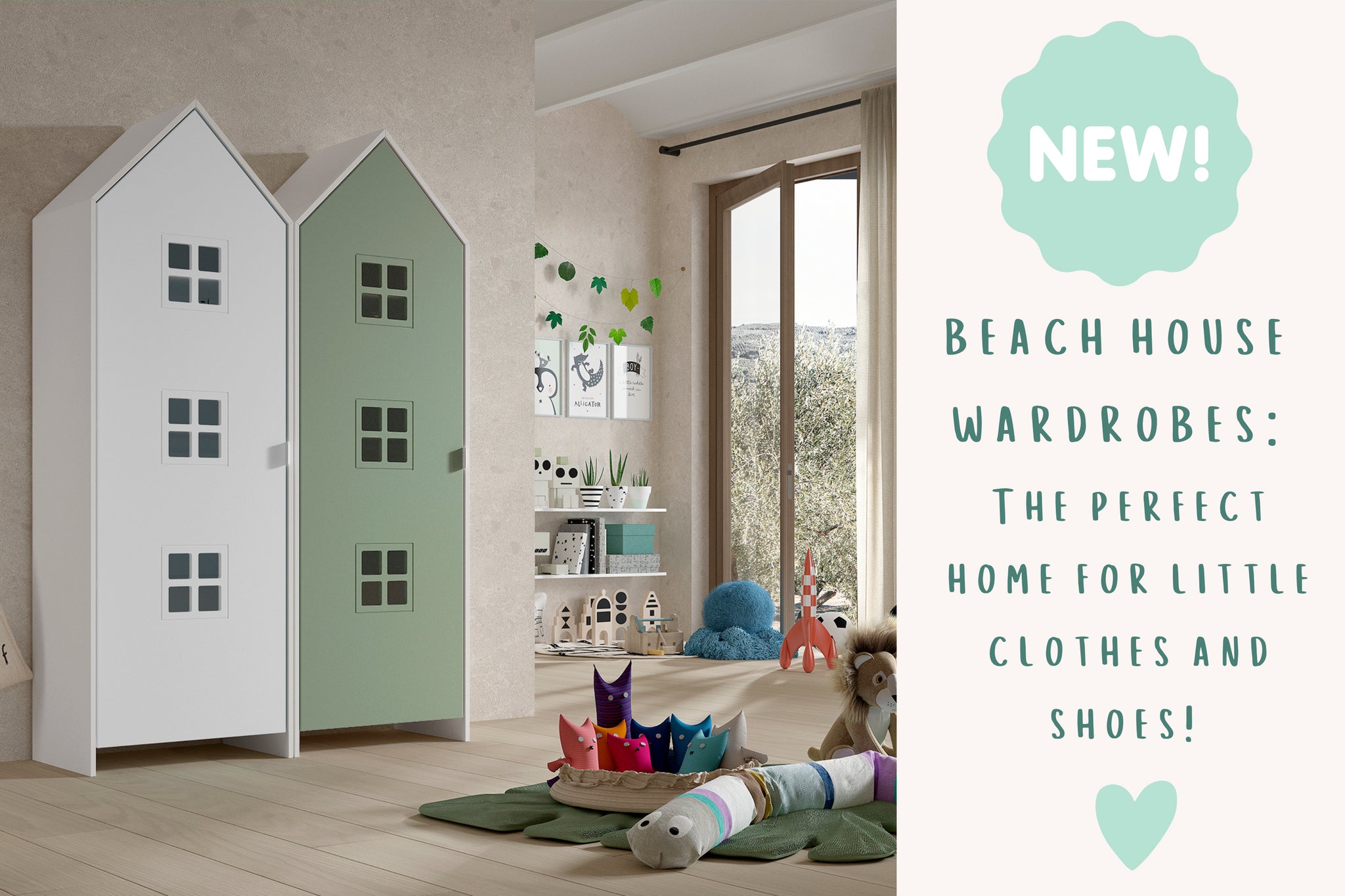 SPRING IS HERE! WELCOME TO OUR WORLD OF COLOURFUL TOYS AND HOME ACCESSORIES FOR CHILDREN.
